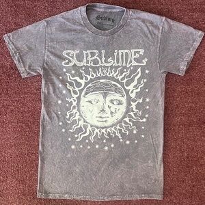 SUBLIME SUN VINTAGE WASH PURPLE GRAPHIC T SHIRT SIZE S